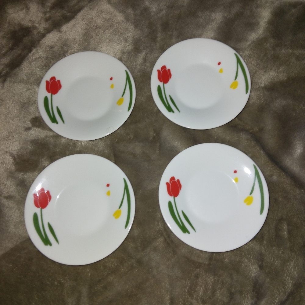 🌷 "Tulip Dance" Mini Saucers by Ranmaru 🌷